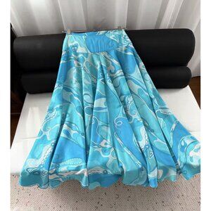 Pucci Women’s Orchidee high-rise cotton maxi skirt